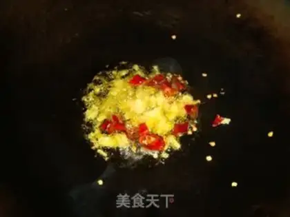 Make Garlic eggs dry step 4