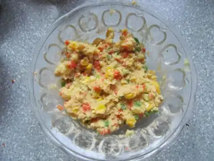 Make Scrambled cheeseball step 9