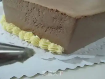 Make The rose mochamus cake step 34