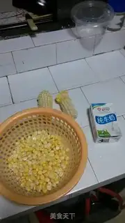 Make Milky corn step 0