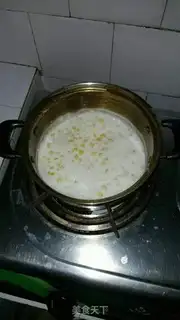 Make Milky corn step 1