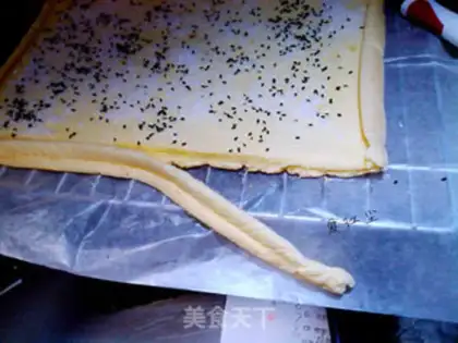 Make Sesame coconut egg rolls step 9