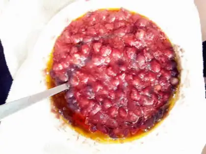 Make Frozen bean bun step 1