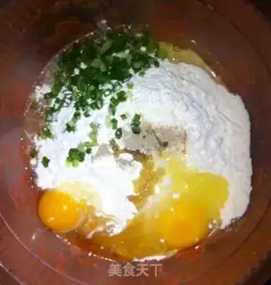 Make Onion pancakes step 1