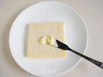 Make Ham cheese sandwich step 3