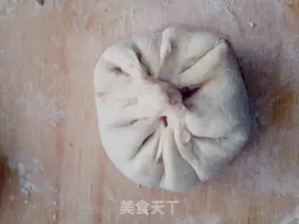 Make Frozen bean bun step 17