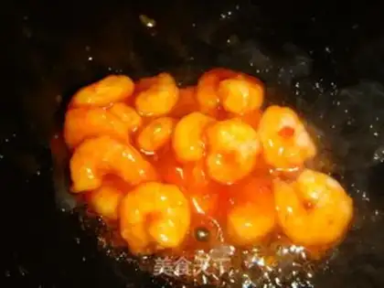 Make Thai sweet shrimp step 6