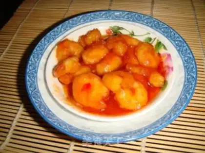 Make Thai sweet shrimp step 8