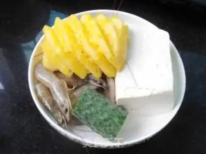 Make Pineapple grunt tofu step 0