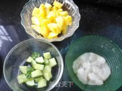 Make Pineapple grunt tofu step 2