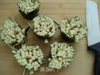 Make Pyramid eggplant step 2