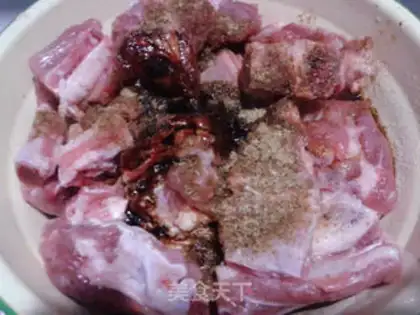 Make Tin paper roasted ribs step 1