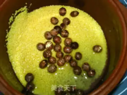 Make Lotus rice porridge step 3