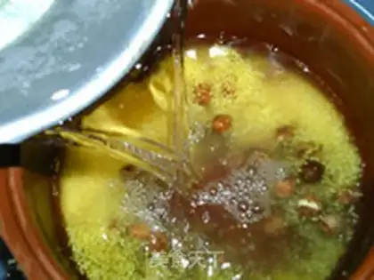 Make Lotus rice porridge step 4