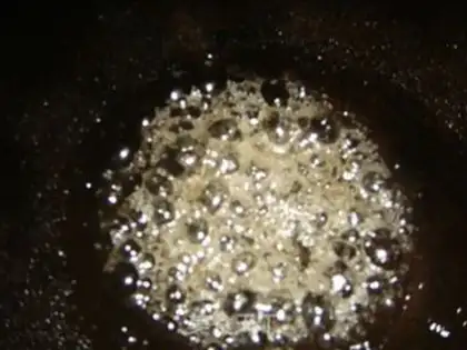 Make Hanging frost bean petals step 7