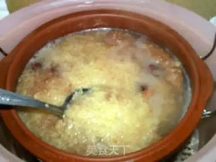 Make Lotus rice porridge step 9