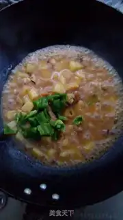 Make Lazy curry potatoes step 5