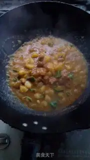 Make Lazy curry potatoes step 6