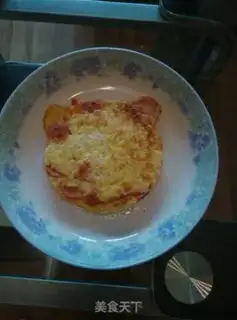 Make Rice egg pancakes step 2