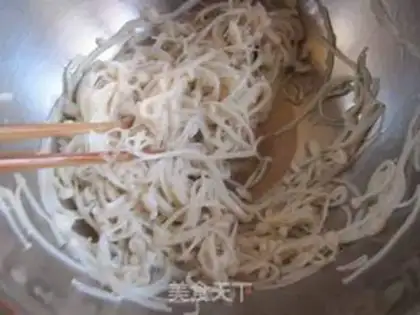 Make cucumber with a golden pin mushroom step 5