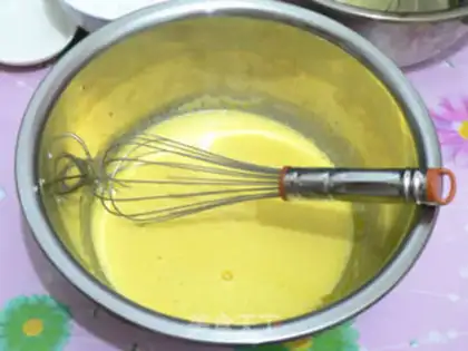 Make Butter birthday cake step 1