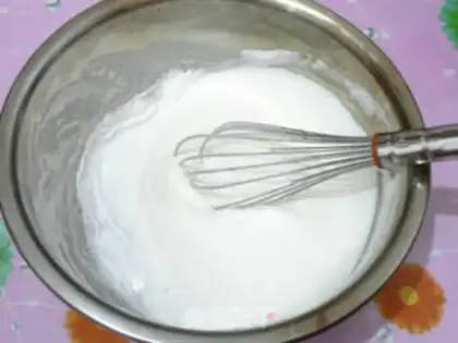 Make Butter birthday cake step 4