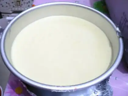 Make Butter birthday cake step 8