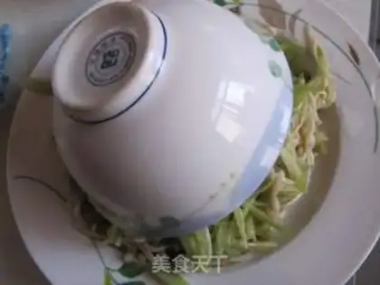 Make cucumber with a golden pin mushroom step 12