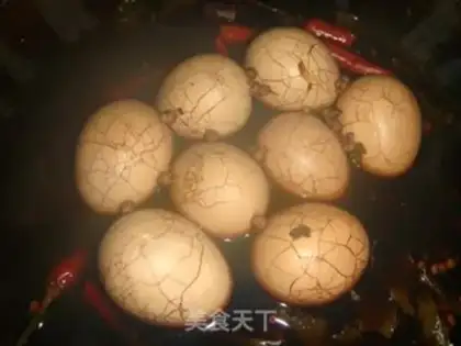 Make Five spicy tea eggs step 8