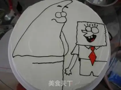 Make SpongeBobcake step 7