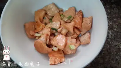Make Salmon ham and rice step 5