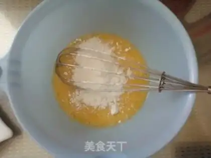 Make Onion eggcake step 3