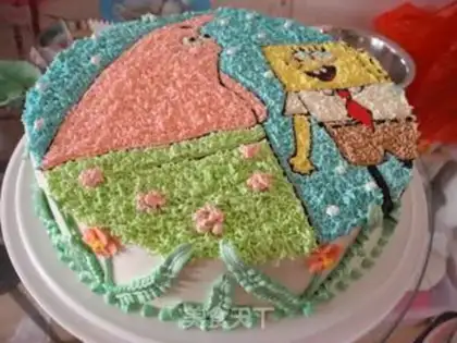 Make SpongeBobcake step 14