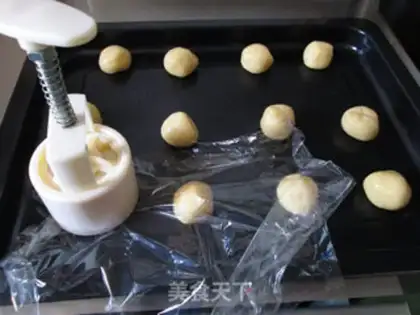 Make Almond peaches step 6