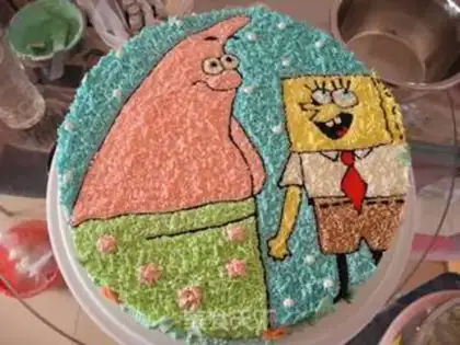 Make SpongeBobcake step 15