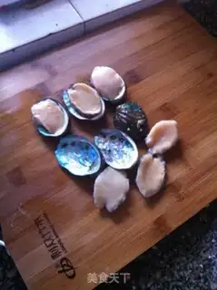 Make Garlic abalone step 1