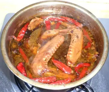 Make Spicy duck wings step 4