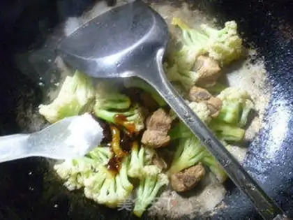 Make Steak-bone broccoli step 7