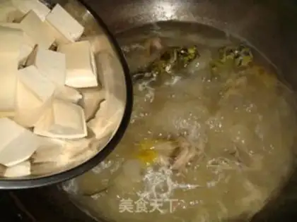 Make Tofu soup step 4