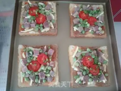 Make Beef tomato toast step 7