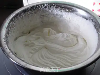 Make Rose cream cake step 9