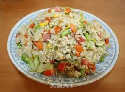 Make Egg fried rice step 2