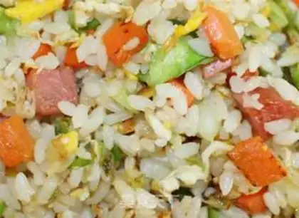 Make Egg fried rice step 3