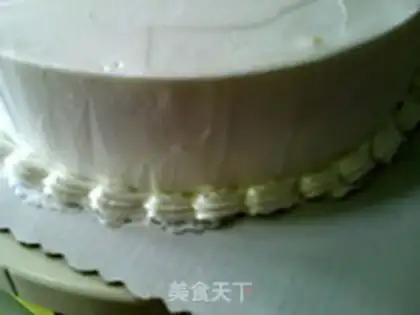 Make Rotating rose cake step 6