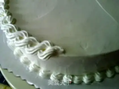 Make Rotating rose cake step 7