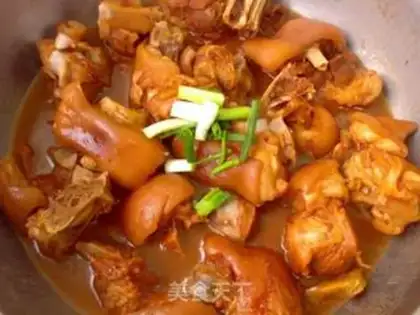 Make Nanjian pig hands step 7