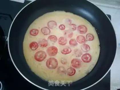 Make Tomato omelet step 9