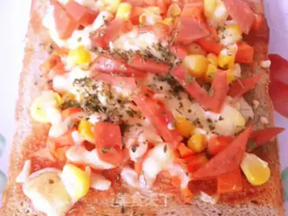 Make Toast pizza step 8