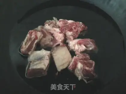 Make Steakbone radish step 1
