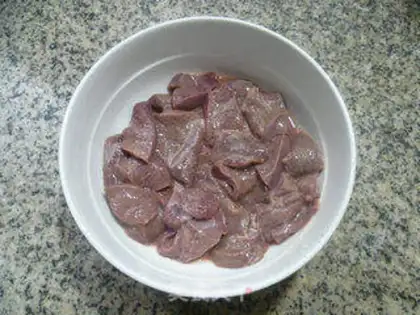 Make Pepper potato fried liver step 5